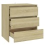 Aparador de madera contrachapada roble Sonoma 70x41x75 cm de vidaXL, Aparadores - Ref: Foro24-809749, Precio: 74,56 €, Descue...