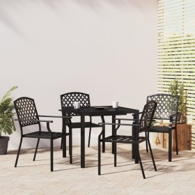 5-piece garden dining set in anthracite grey steel by vidaXL, Garden sets - Ref: Foro24-3187998, Price: 351,69 €, Discount: %