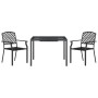 Anthracite gray steel 3-piece garden dining set by vidaXL, Garden sets - Ref: Foro24-3187999, Price: 281,01 €, Discount: %