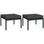 5-piece steel garden furniture set with gray cushions by vidaXL, Garden sets - Ref: Foro24-3187954, Price: 422,90 €, Discount: %