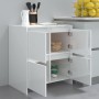 Glossy white plywood sideboard 70x41x75 cm by vidaXL, Sideboards - Ref: Foro24-809770, Price: 87,99 €, Discount: %