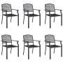 7-piece anthracite gray steel garden dining set by vidaXL, Garden sets - Ref: Foro24-3188005, Price: 606,99 €, Discount: %