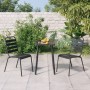 3-piece garden dining set in anthracite grey steel by vidaXL, Garden sets - Ref: Foro24-3187985, Price: 152,28 €, Discount: %