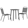 3-piece garden dining set in anthracite grey steel by vidaXL, Garden sets - Ref: Foro24-3187985, Price: 152,28 €, Discount: %