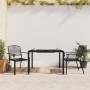 3-piece garden dining set in anthracite grey steel by vidaXL, Garden sets - Ref: Foro24-3188001, Price: 289,30 €, Discount: %