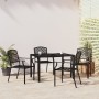 5-piece anthracite gray steel garden dining set by vidaXL, Garden sets - Ref: Foro24-3188000, Price: 424,15 €, Discount: %