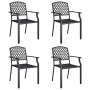 5-piece anthracite gray steel garden dining set by vidaXL, Garden sets - Ref: Foro24-3188000, Price: 424,15 €, Discount: %