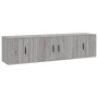 Set de muebles para TV 3 pzas madera contrachapada gris Sonoma de vidaXL, Muebles TV - Ref: Foro24-3188404, Precio: 102,86 €,...