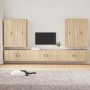 Set de muebles para TV 7 pzas madera contrachapada roble Sonoma de vidaXL, Muebles TV - Ref: Foro24-3188873, Precio: 442,34 €...