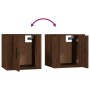 Set de muebles para TV 7 pzas madera contrachapada roble marrón de vidaXL, Muebles TV - Ref: Foro24-3188829, Precio: 373,99 €...