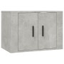 Set de muebles de TV 3 pzas madera contrachapada gris hormigón de vidaXL, Muebles TV - Ref: Foro24-3188746, Precio: 163,51 €,...