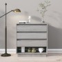 Sonoma gray plywood sideboard 70x41x75 cm by vidaXL, Sideboards - Ref: Foro24-812994, Price: 81,65 €, Discount: %