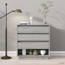 Sonoma gray plywood sideboard 70x41x75 cm by vidaXL, Sideboards - Ref: Foro24-812994, Price: 76,99 €, Discount: %