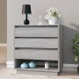 Sonoma graues Sperrholz-Sideboard 70x41x75 cm von vidaXL, Sideboards - Ref: Foro24-812994, Preis: 81,65 €, Rabatt: %