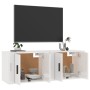 Wall TV cabinets 2 pcs glossy white 57x34.5x40 cm by vidaXL, TV Furniture - Ref: Foro24-3188336, Price: 75,41 €, Discount: %