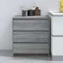 Sonoma gray plywood sideboard 70x41x75 cm by vidaXL, Sideboards - Ref: Foro24-813006, Price: 78,73 €, Discount: %