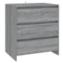 Aparador de madera contrachapada gris Sonoma 70x41x75 cm de vidaXL, Aparadores - Ref: Foro24-813006, Precio: 78,73 €, Descuen...