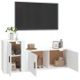 2-piece white plywood TV furniture set by vidaXL, TV Furniture - Ref: Foro24-3188478, Price: 103,15 €, Discount: %