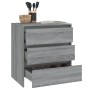 Aparador de madera contrachapada gris Sonoma 70x41x75 cm de vidaXL, Aparadores - Ref: Foro24-813006, Precio: 78,73 €, Descuen...