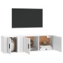 Set de muebles de TV 2 piezas madera contrachapada blanco de vidaXL, Muebles TV - Ref: Foro24-3188422, Precio: 89,71 €, Descu...