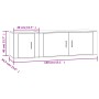 Set de muebles de TV 2 piezas madera contrachapada blanco de vidaXL, Muebles TV - Ref: Foro24-3188422, Precio: 89,71 €, Descu...