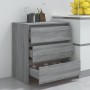 Aparador de madera contrachapada gris Sonoma 70x41x75 cm de vidaXL, Aparadores - Ref: Foro24-813006, Precio: 78,73 €, Descuen...