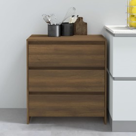 Oak brown plywood sideboard 70x41x75 cm by vidaXL, Sideboards - Ref: Foro24-813007, Price: 83,72 €, Discount: %