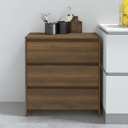 Oak brown plywood sideboard 70x41x75 cm by vidaXL, Sideboards - Ref: Foro24-813007, Price: 84,11 €, Discount: %