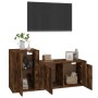 Set de muebles de TV 2 pzas madera contrachapada roble ahumado de vidaXL, Muebles TV - Ref: Foro24-3188467, Precio: 87,74 €, ...