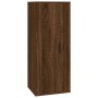 TV furniture set 4 pieces oak brown plywood by vidaXL, TV Furniture - Ref: Foro24-3188797, Price: 238,48 €, Discount: %