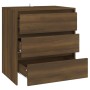 Aparador de madera contrachapada marrón roble 70x41x75 cm de vidaXL, Aparadores - Ref: Foro24-813007, Precio: 83,72 €, Descue...