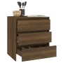 Oak brown plywood sideboard 70x41x75 cm by vidaXL, Sideboards - Ref: Foro24-813007, Price: 84,11 €, Discount: %