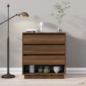 Brown oak plywood sideboard 70x41x75 cm by vidaXL, Sideboards - Ref: Foro24-812995, Price: 58,99 €, Discount: %