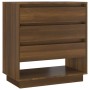 Aparador de madera contrachapada marrón roble 70x41x75 cm de vidaXL, Aparadores - Ref: Foro24-812995, Precio: 71,70 €, Descue...