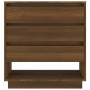 Aparador de madera contrachapada marrón roble 70x41x75 cm de vidaXL, Aparadores - Ref: Foro24-812995, Precio: 71,70 €, Descue...