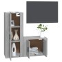 Set de muebles para TV 2 pzas madera contrachapada gris Sonoma de vidaXL, Muebles TV - Ref: Foro24-3188724, Precio: 94,20 €, ...