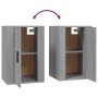 TV furniture set 3 pieces Sonoma gray plywood by vidaXL, TV Furniture - Ref: Foro24-3188388, Price: 113,46 €, Discount: %