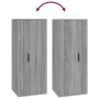 TV furniture set 4 pieces Sonoma gray plywood by vidaXL, TV Furniture - Ref: Foro24-3188852, Price: 211,87 €, Discount: %