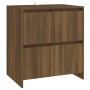 Aparador de madera contrachapada marrón roble 70x41x75 cm de vidaXL, Aparadores - Ref: Foro24-813013, Precio: 64,19 €, Descue...