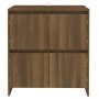 Aparador de madera contrachapada marrón roble 70x41x75 cm de vidaXL, Aparadores - Ref: Foro24-813013, Precio: 64,19 €, Descue...