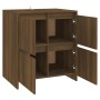 Oak brown plywood sideboard 70x41x75 cm by vidaXL, Sideboards - Ref: Foro24-813013, Price: 64,19 €, Discount: %