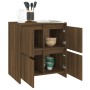 Oak brown plywood sideboard 70x41x75 cm by vidaXL, Sideboards - Ref: Foro24-813013, Price: 64,19 €, Discount: %