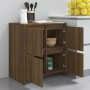 Oak brown plywood sideboard 70x41x75 cm by vidaXL, Sideboards - Ref: Foro24-813013, Price: 64,19 €, Discount: %