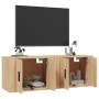 Wand-TV-Schränke 2 Stück Sonoma-Eiche 57x34,5x40 cm von vidaXL, TV-Möbel - Ref: Foro24-3188337, Preis: 85,08 €, Rabatt: %