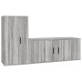 TV furniture set 2 pieces Sonoma gray plywood by vidaXL, TV Furniture - Ref: Foro24-3188492, Price: 105,19 €, Discount: %