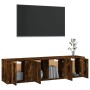 3-piece TV furniture set made of smoked oak plywood by vidaXL, TV Furniture - Ref: Foro24-3188403, Price: 98,66 €, Discount: %