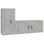 TV furniture set 2 pieces concrete gray plywood by vidaXL, TV Furniture - Ref: Foro24-3188490, Price: 111,59 €, Discount: %