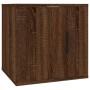 TV furniture set 4 pieces oak brown plywood by vidaXL, TV Furniture - Ref: Foro24-3188437, Price: 148,91 €, Discount: %