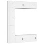 Set de muebles para TV 7 piezas madera contrachapada blanco de vidaXL, Muebles TV - Ref: Foro24-3188822, Precio: 349,25 €, De...