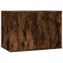 Wall-mounted TV furniture 2 units smoked oak 57x34.5x40 cm by vidaXL, TV Furniture - Ref: Foro24-3188339, Price: 71,24 €, Dis...